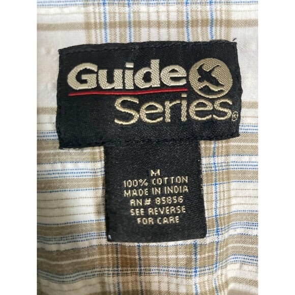 Gander Mountain Guide Series Mens White Short Sleeve Button Down Shirt Size M - Picture 2 of 5
